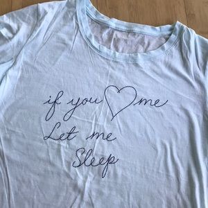 Sleep shirt , lounge shirt